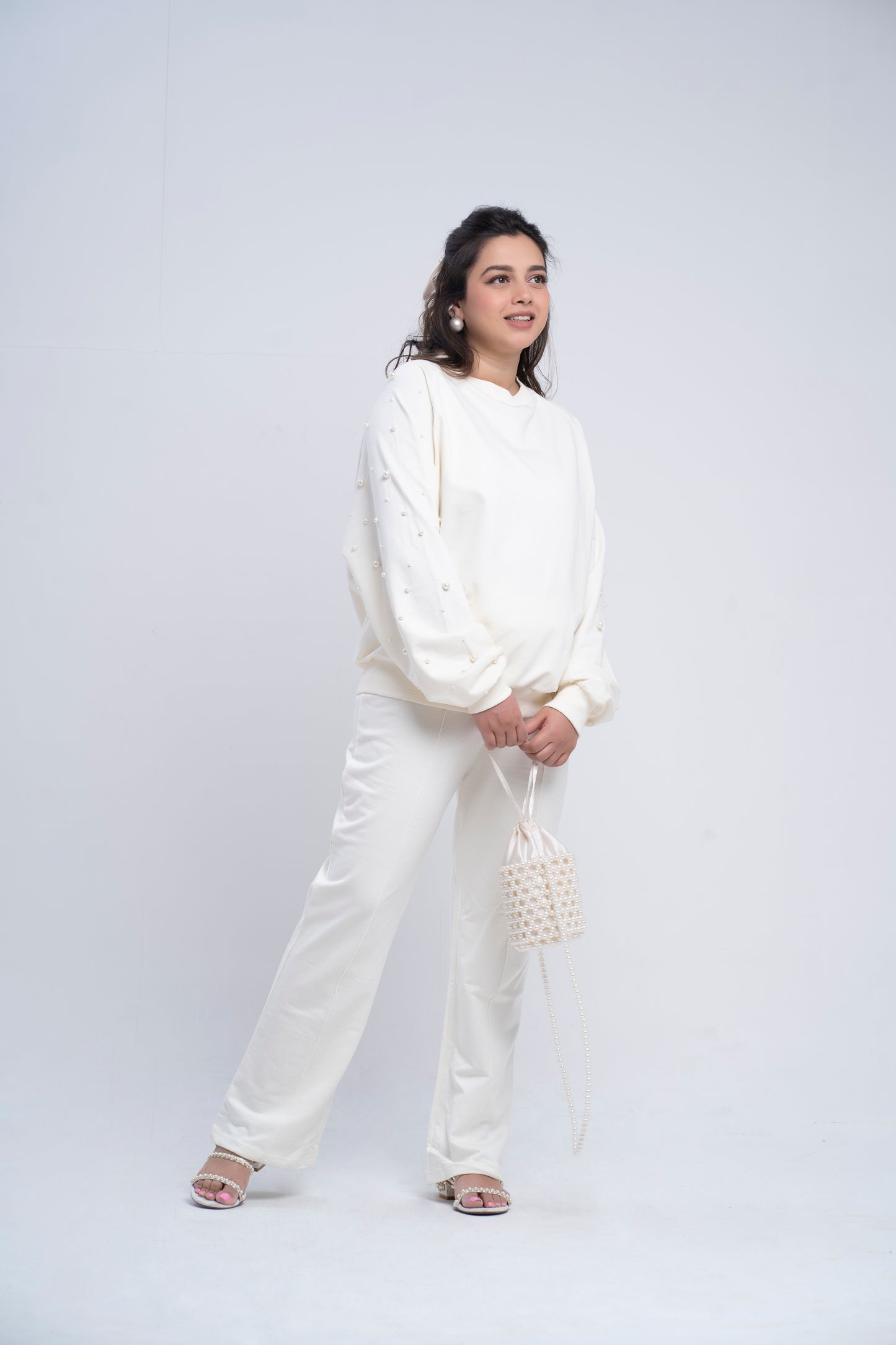 PEARL SWEATSHIRT SET