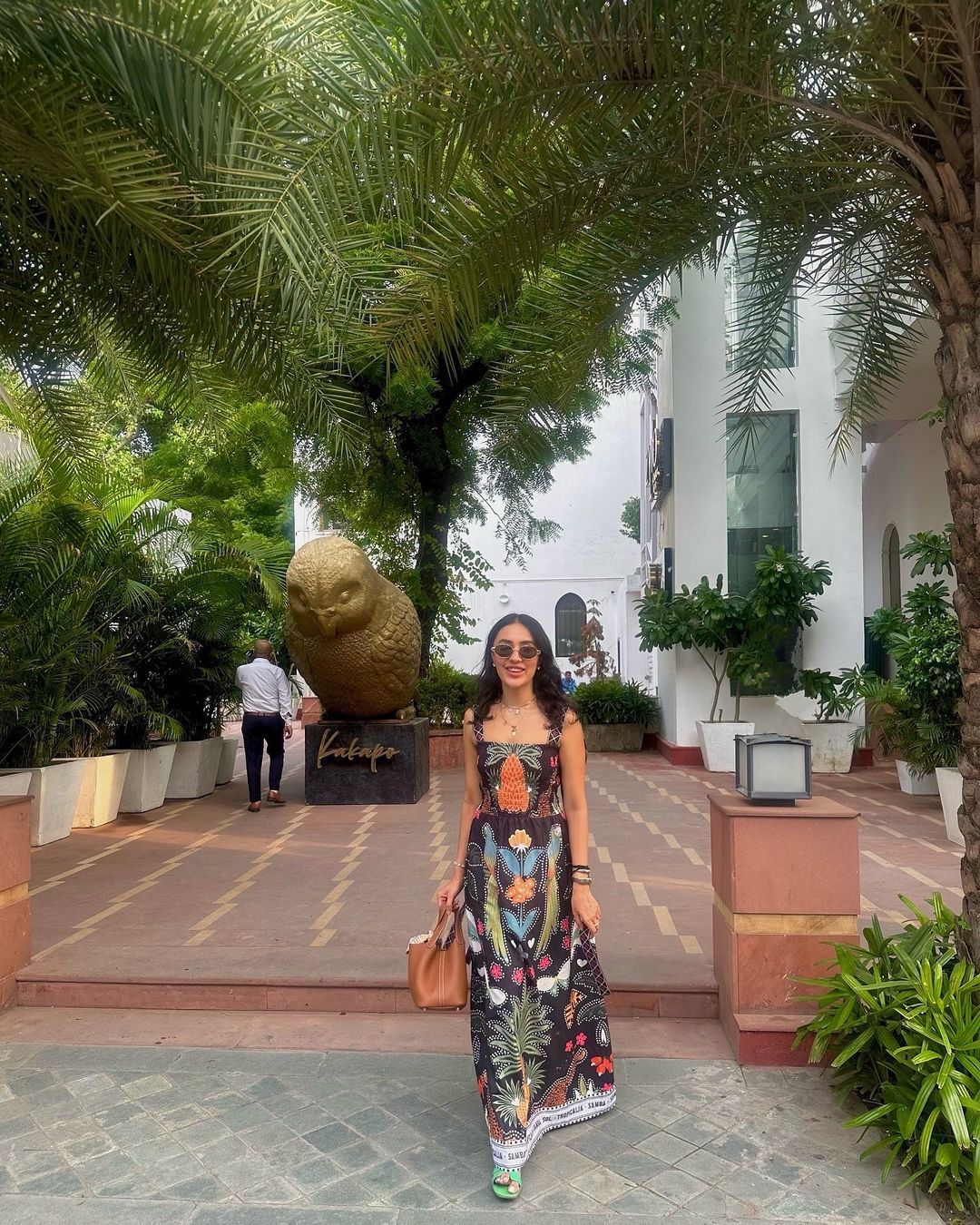 Reshma Arora in Imani black.