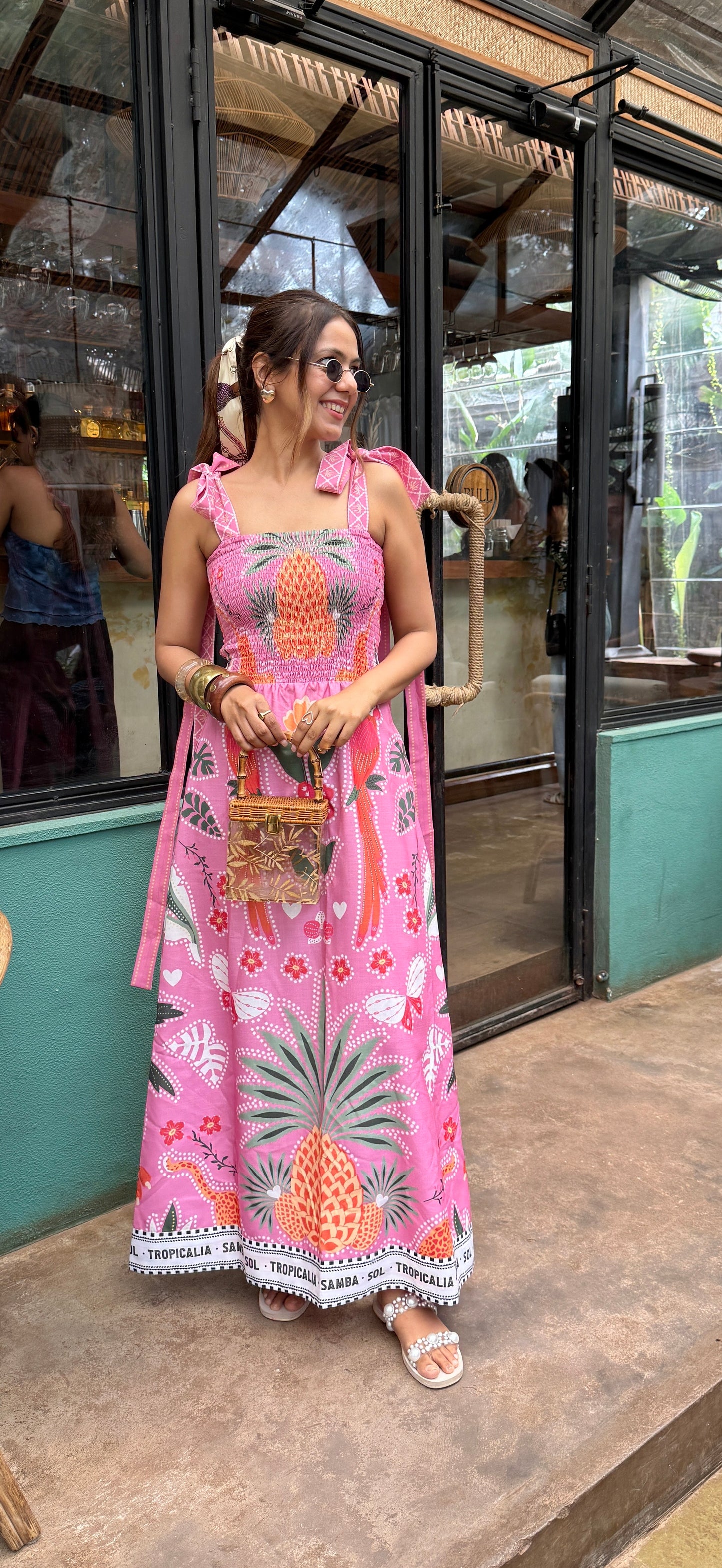 Sneha Adwani in Pink Imani.