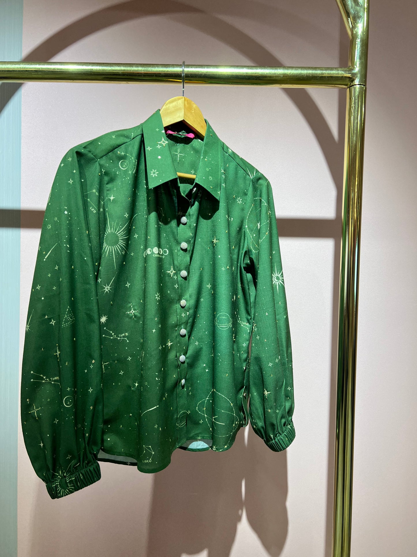 CELESTIAL SHIRT IN OLIVE
