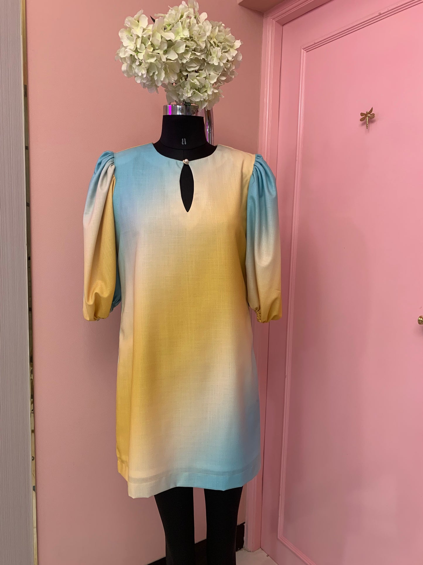 DIANA IN YELLOW SWISH