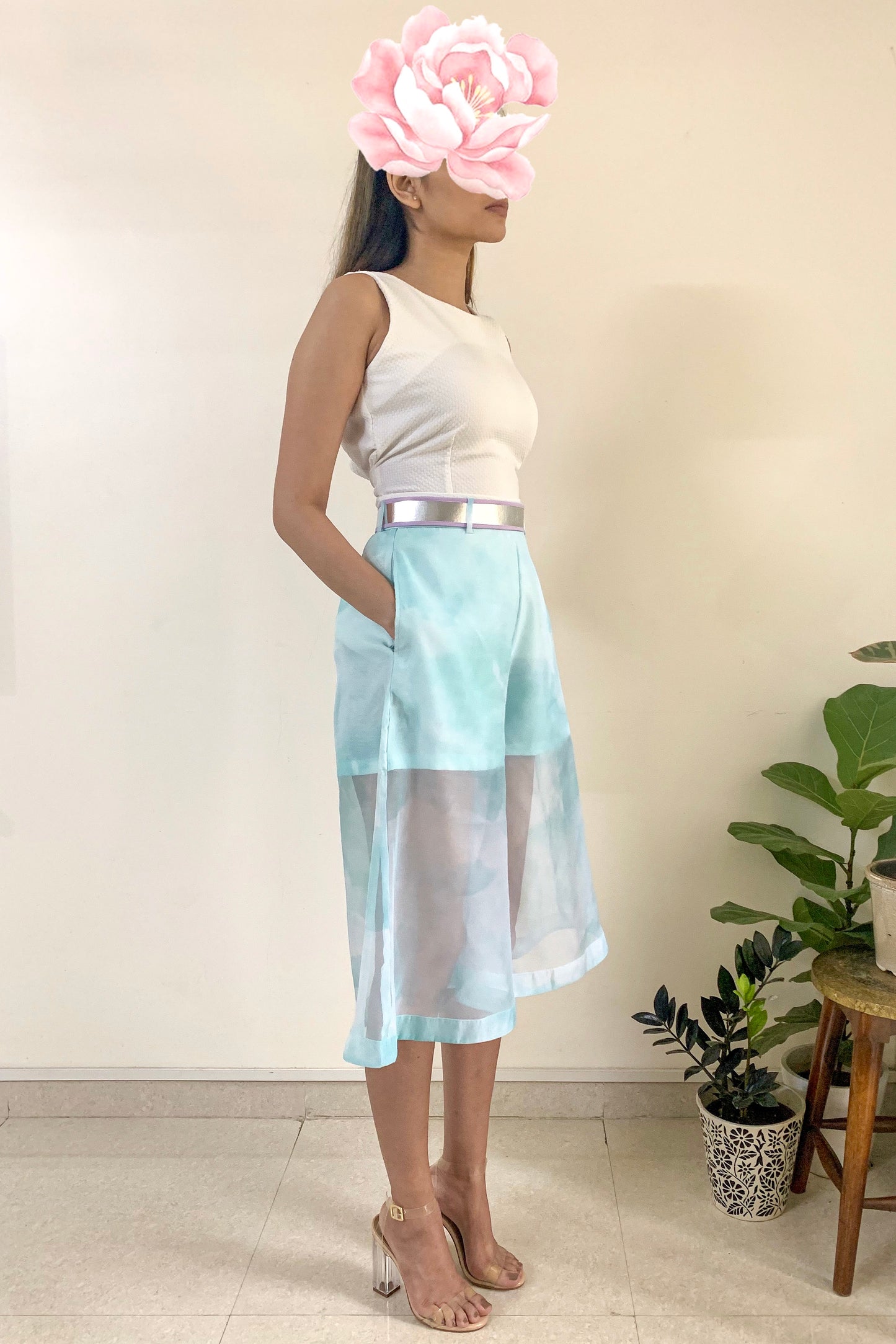 Lili pants with belt