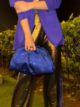 Isha Multani in oil slick pants & blazer set