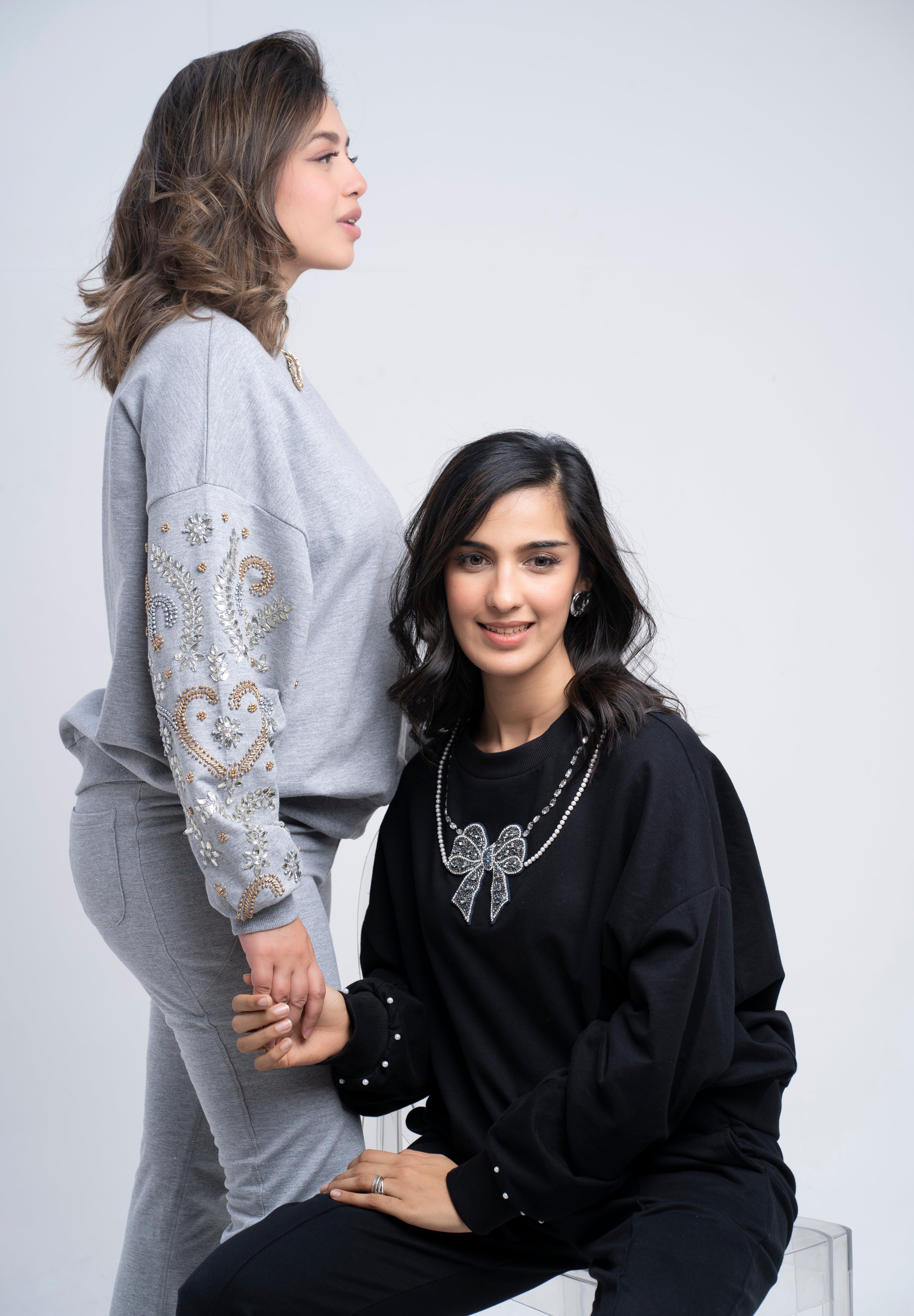 Moon sweatshirt set