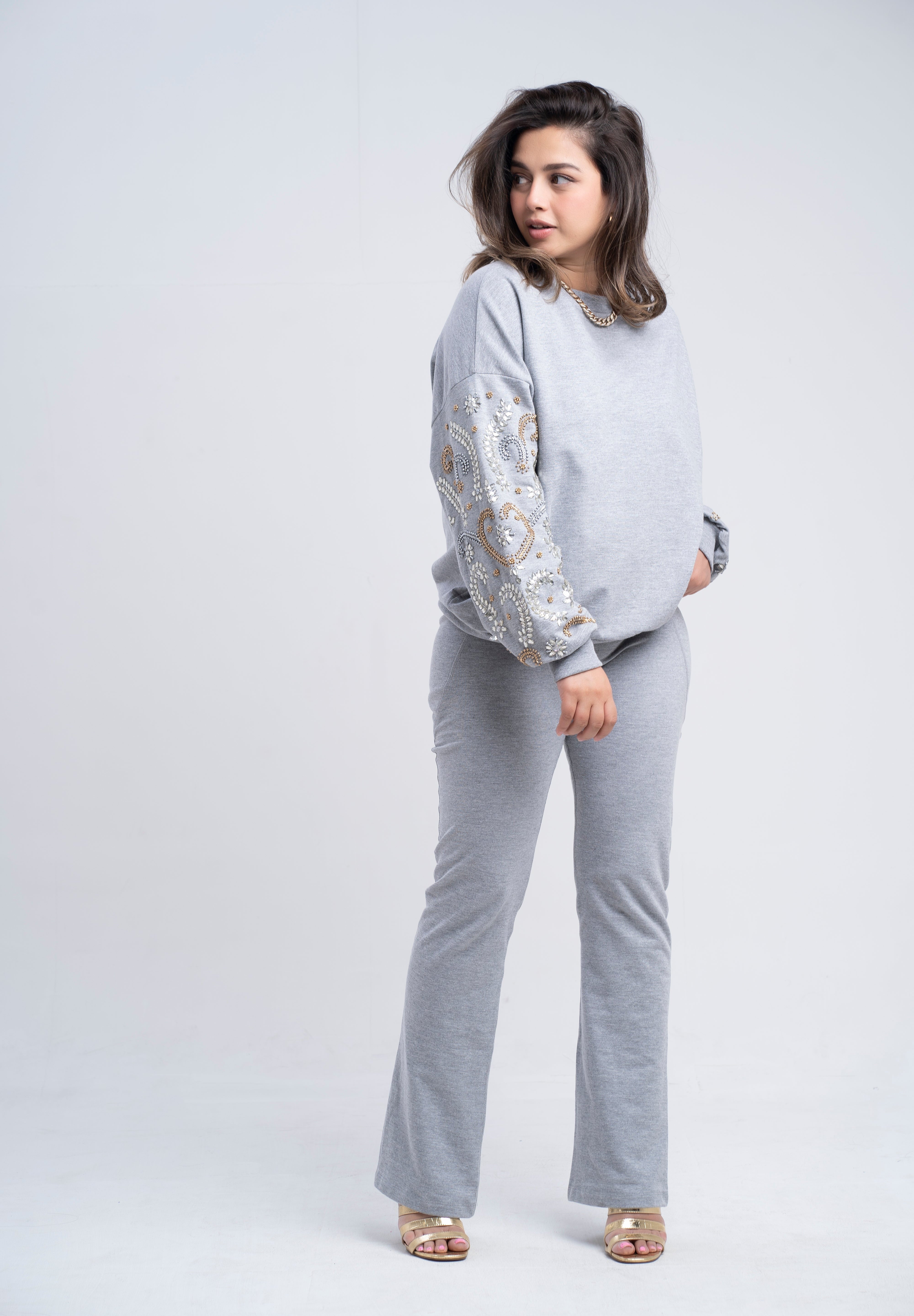Moon sweatshirt set