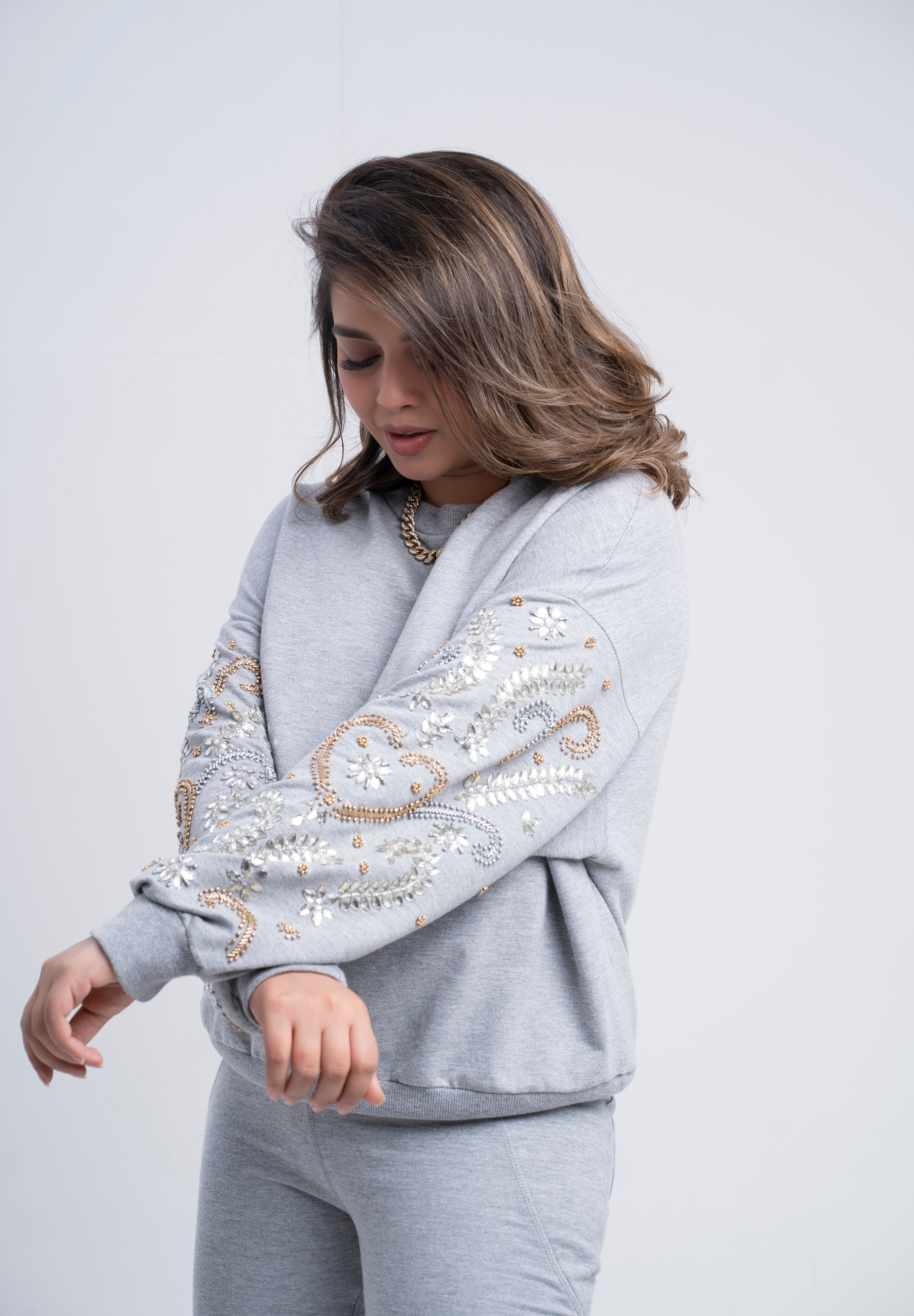 Moon sweatshirt set