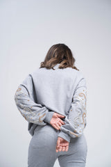 Moon sweatshirt set