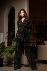 Veronica full pant set (without bow).