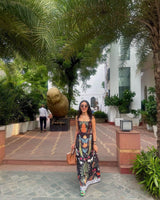Reshma Arora in Imani black.