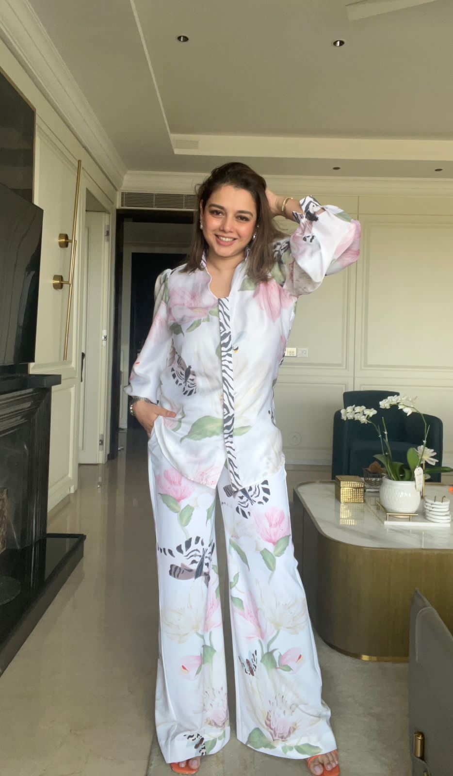 White butterfly set