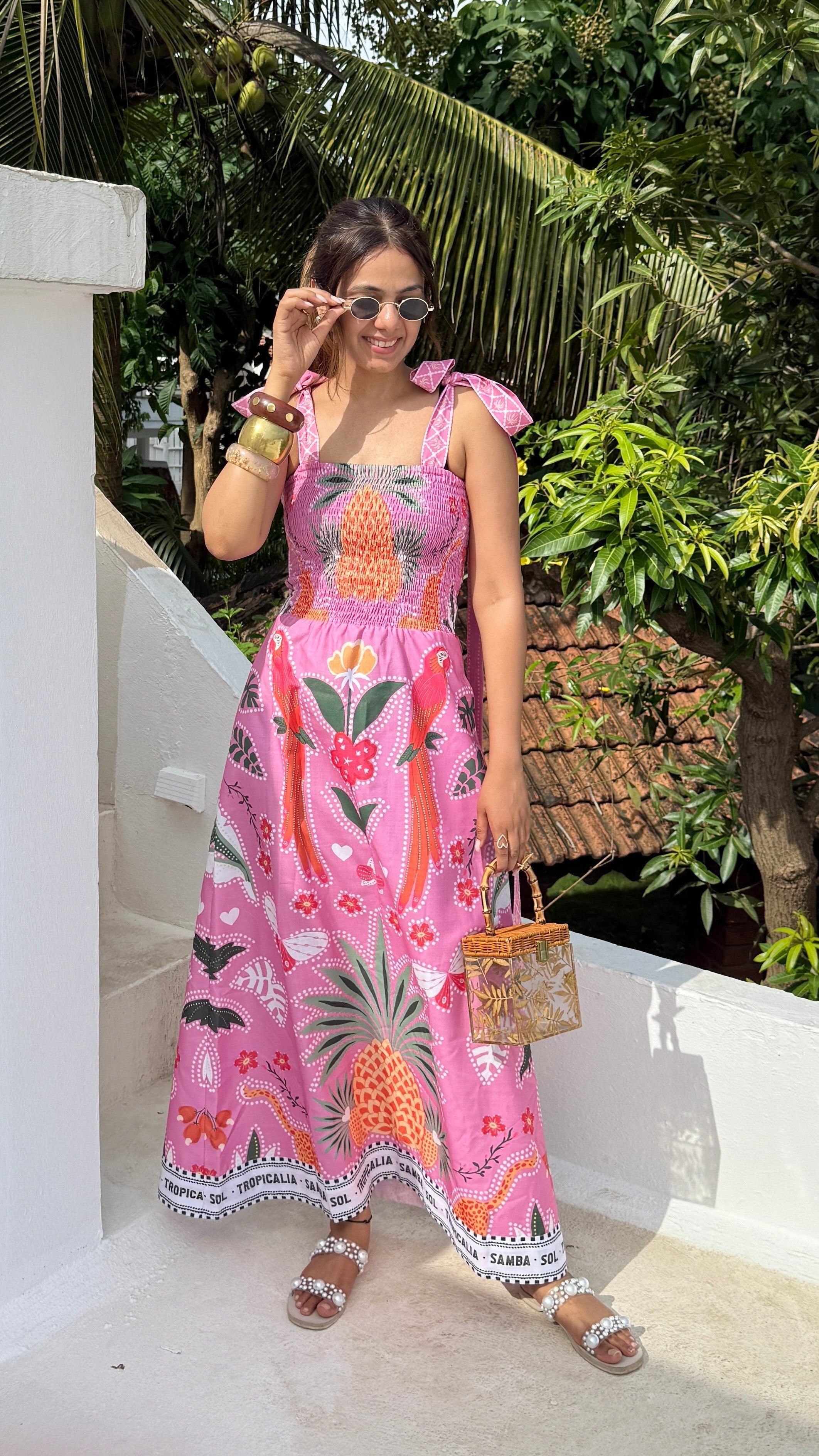 Sneha Adwani in Pink Imani.