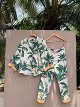 Cream banana co-ord set