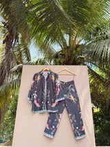 Black monkey co-ord set