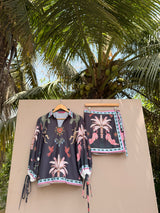 Black monkey georgia skirt