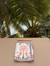 Georgia in White monkey print