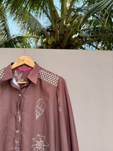 Brown starfish shirt