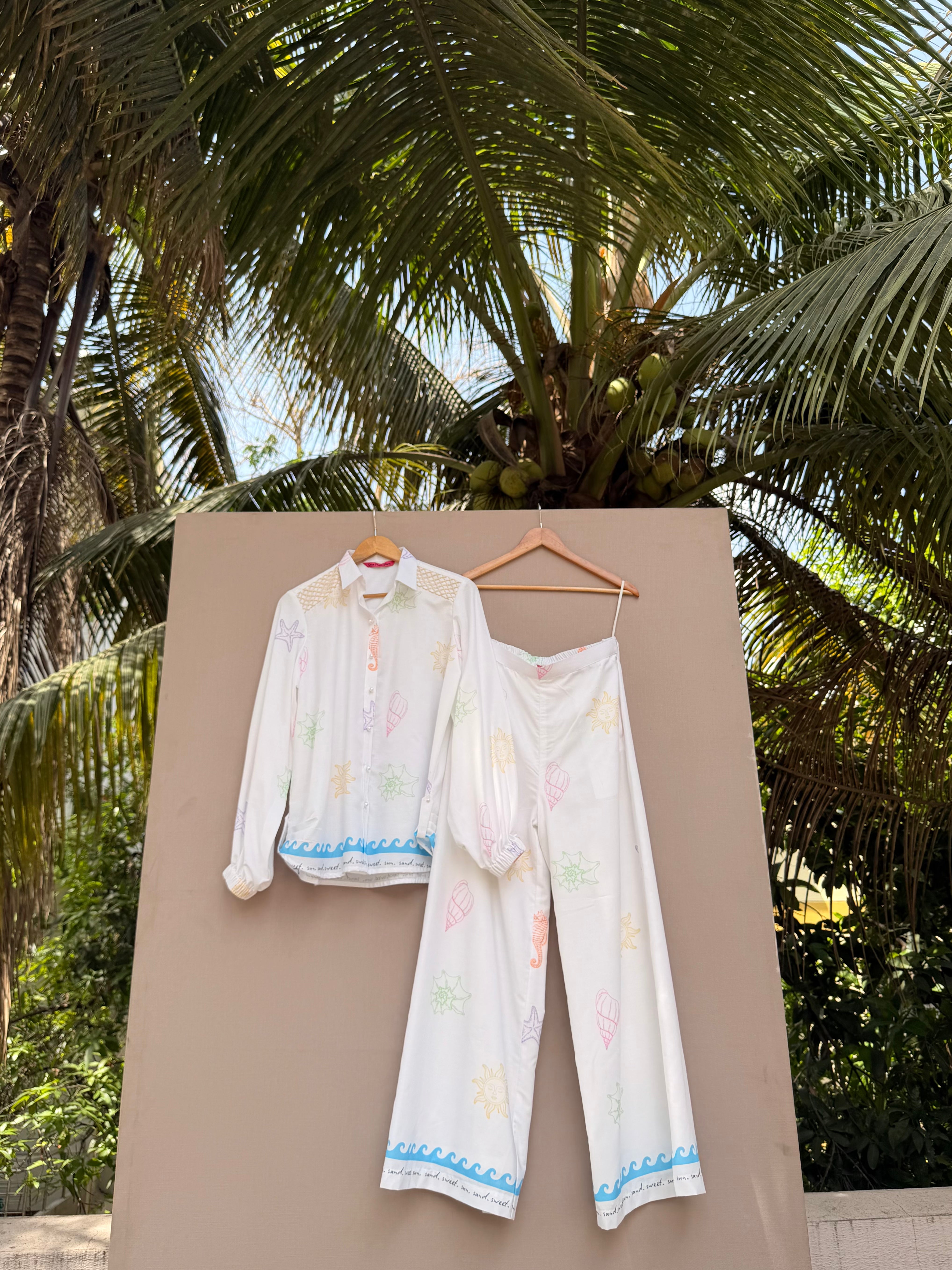 White starfish co-ord set