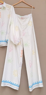 White Starfish pants