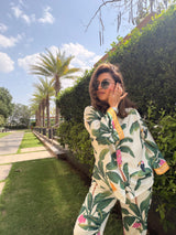 Cream banana co-ord set