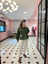 Celestial shirt in olive
