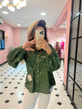 Celestial shirt in olive