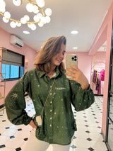 Celestial shirt in olive