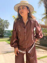 Brown starfish co-ord set