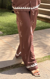 Brown starfish pants