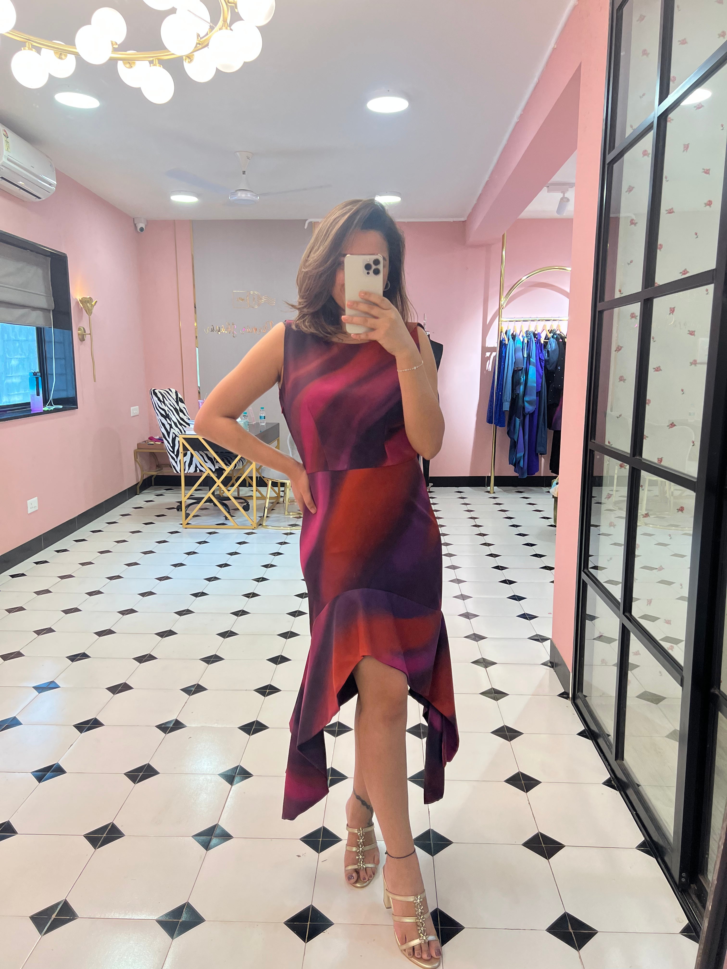 Allure in pink cosmic wave