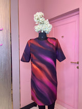 Pink cosmic shift dress