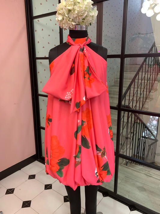 Tulip in Pink floral print