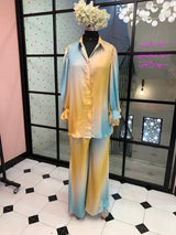 Crystal in yellow swish