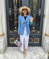 Arushi Mehra in Bianca jacket