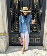 Arushi Mehra in Bianca jacket