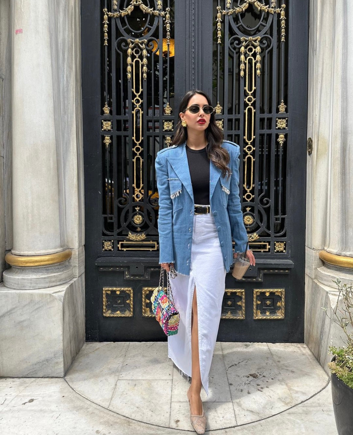 Arushi Mehra in Bianca jacket
