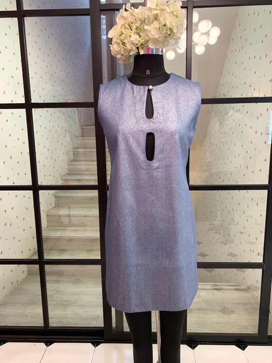 Queen bee dress in Denim