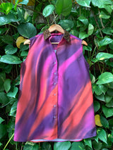 Pink cosmic wave shirt