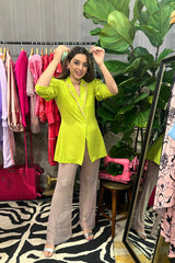 Betty mesh pants and jacket set