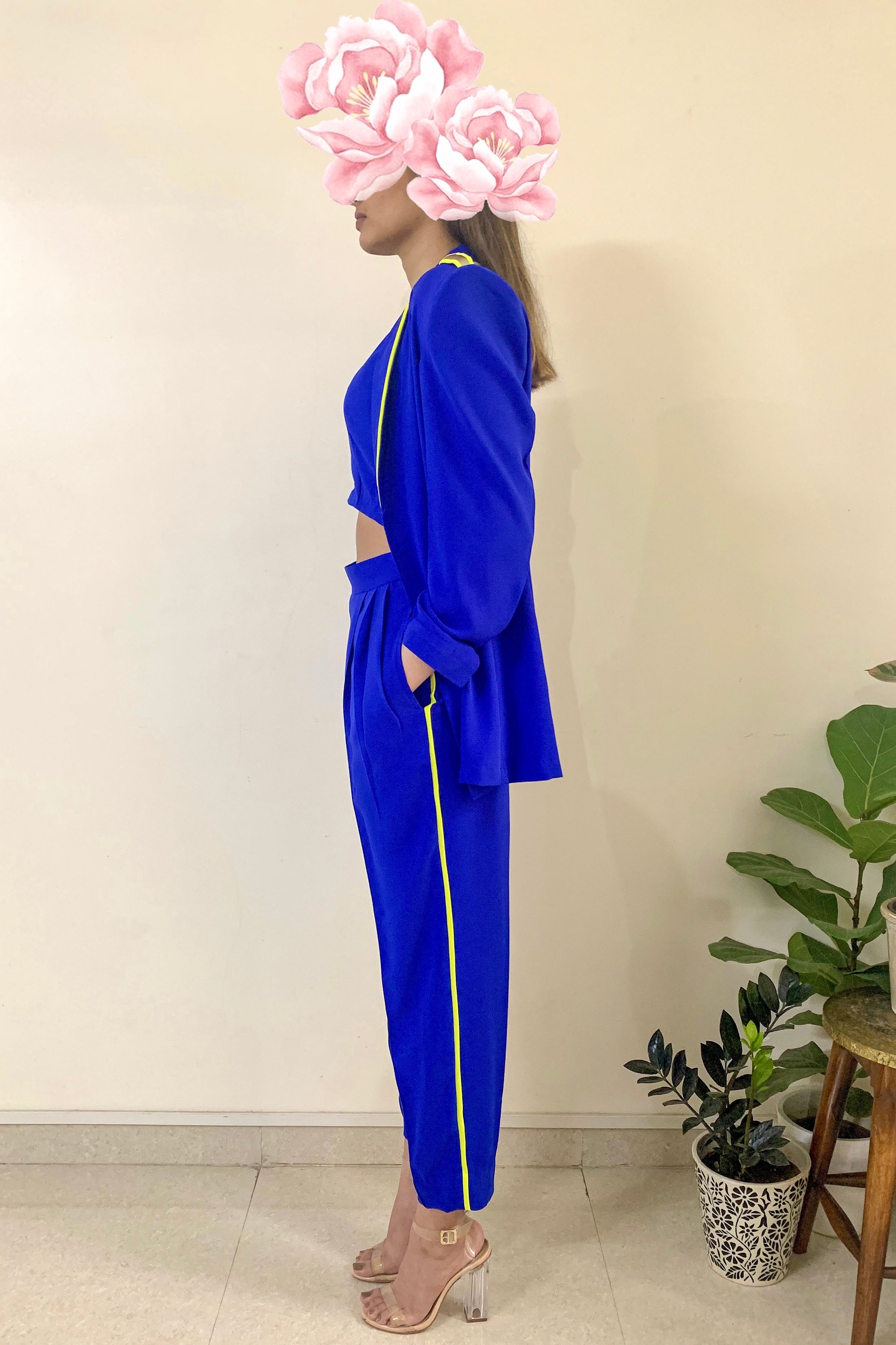 Elle in Blue