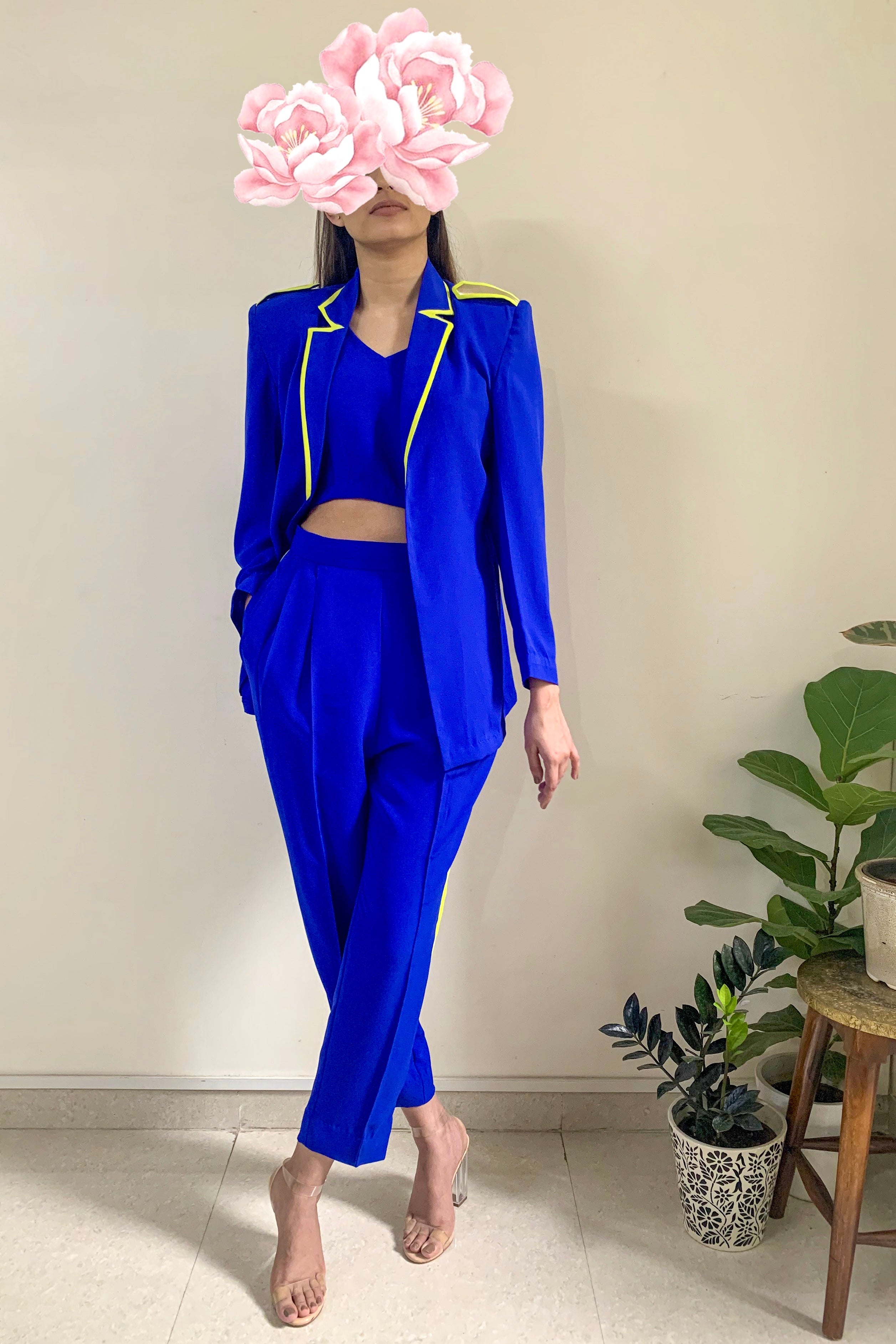 Elle in Blue