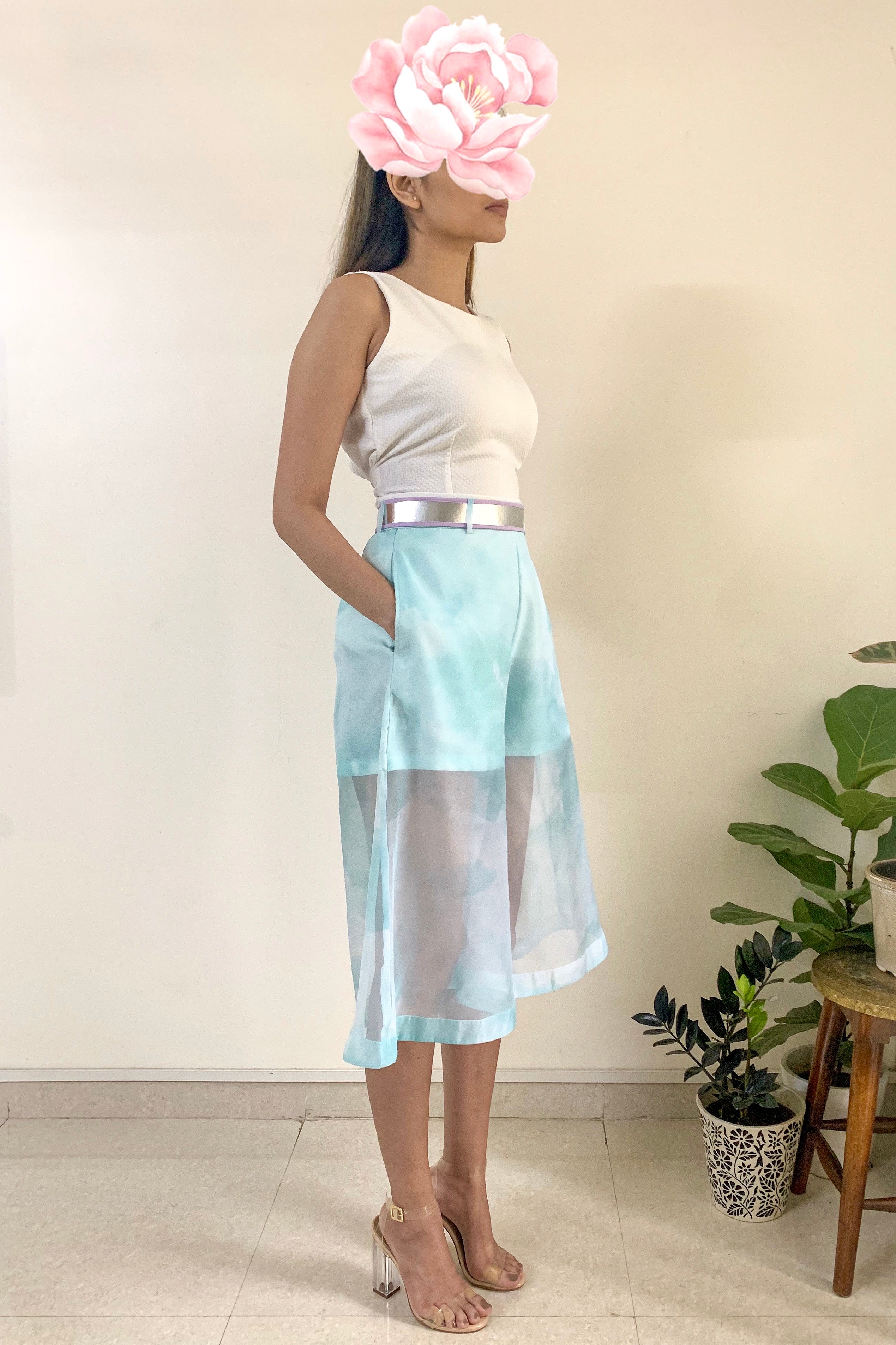 Lili pants with belt