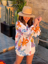 Oversized shirt in White Lush