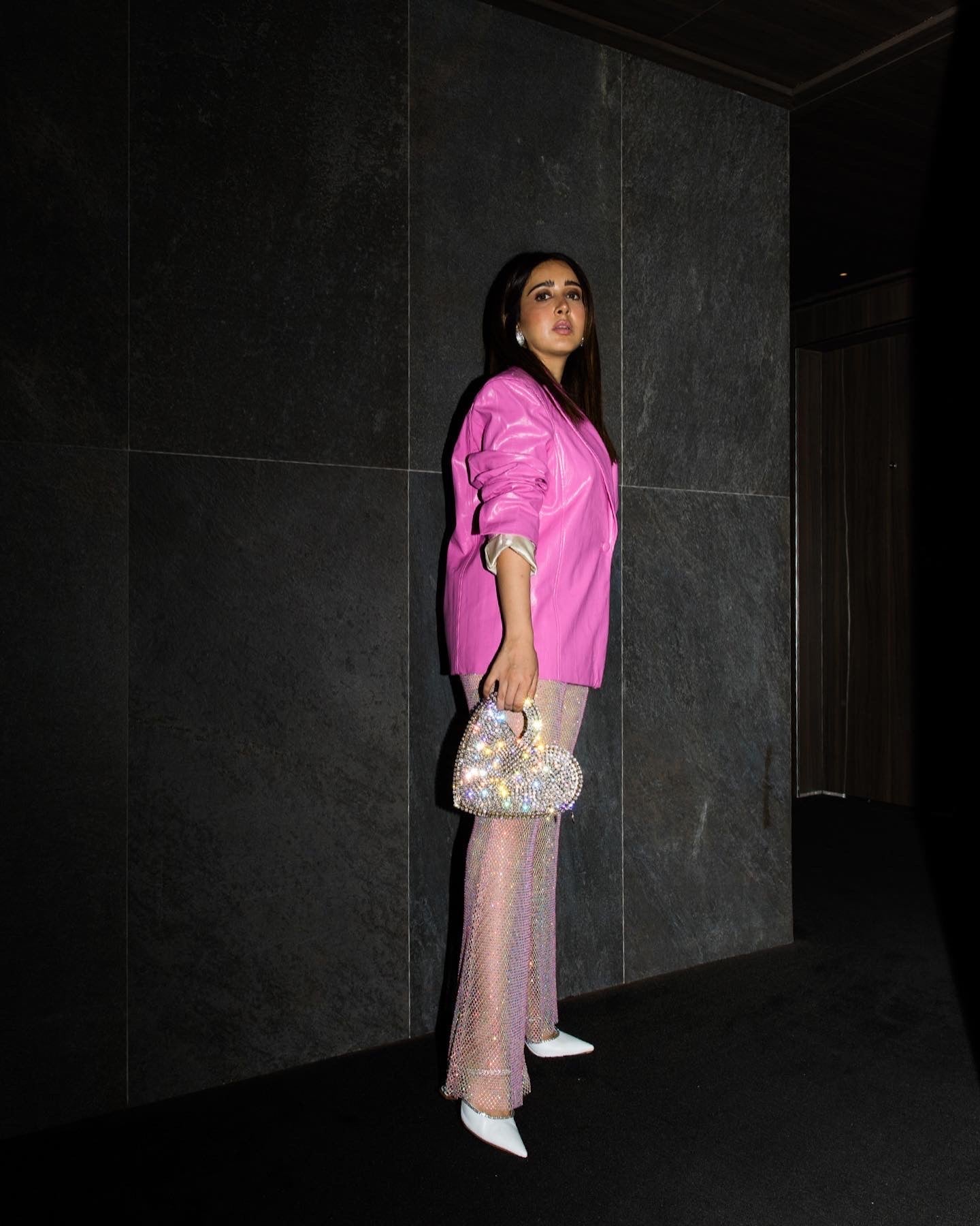 Sanjana Batra in Betty mesh pants