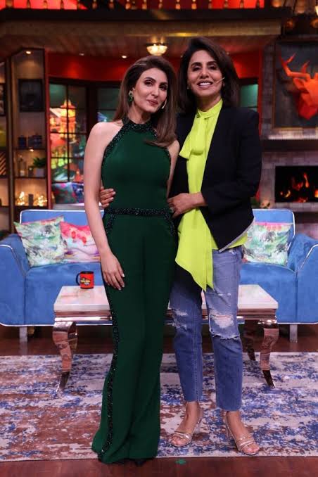 Neetu Kapoor in Fallon shirt