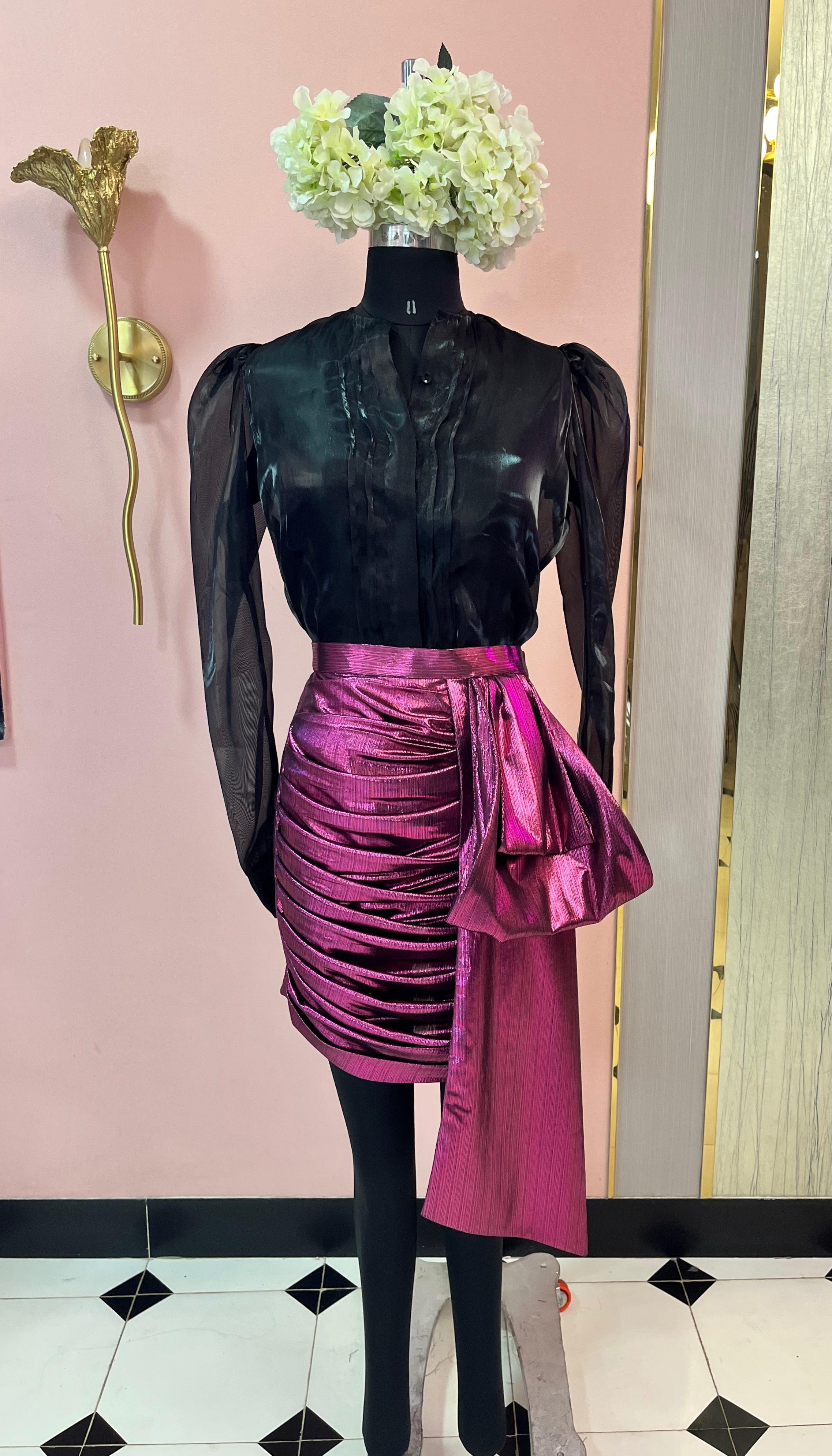 Aura skirt in pink