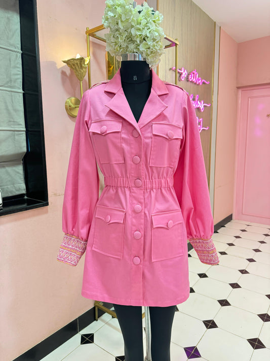 Kaa in Pink denim