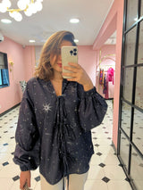 Celestial shirt in black